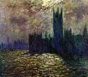 Claude Monet Houses of Parliament painting